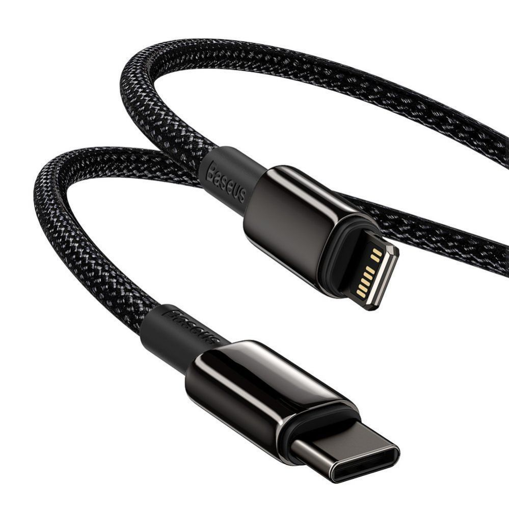 Cable Baseus Baseus CATLWJ-A01 Lightning - USB-C PD 20W 480Mb/s 2m cable - black