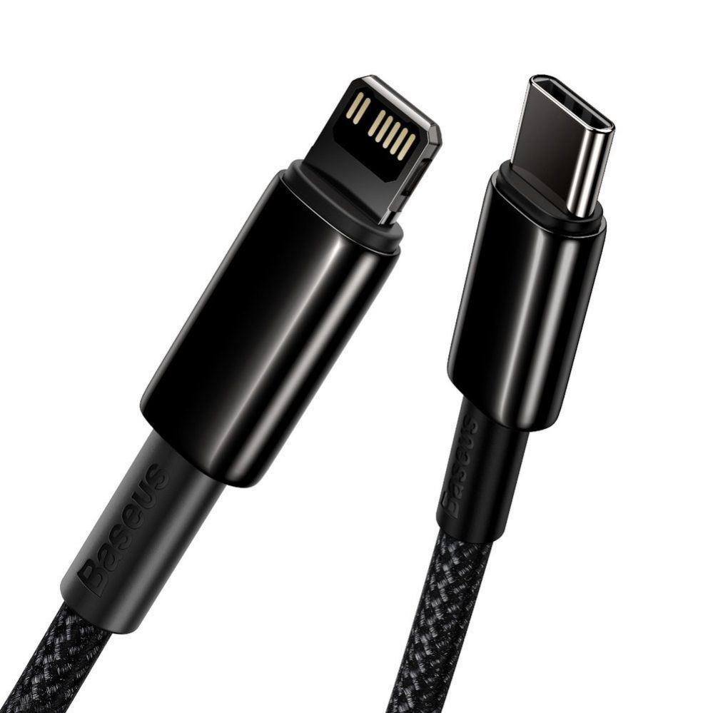 Cable Baseus Baseus CATLWJ-A01 Lightning - USB-C PD 20W 480Mb/s 2m cable - black