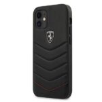 Nugarėlės dėklai Ferrari  Ferrari FEHQUHCP12SBK iPhone 12 mini 5.4" black/black hardcase Off Track Quilted 