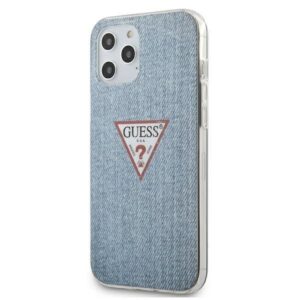 Aizmugurējais vāciņš Guess  Guess GUHCP12LPCUJULLB iPhone 12 Pro Max 6.7" blue/light blue hardcase Jeans Collection 
