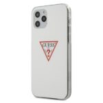 Tagakaaned Guess  Guess GUHCP12MPCUCTLWH iPhone 12/12 Pro 6.1" white/white hardcase Triangle Collection 