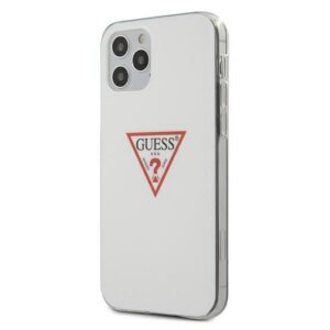 Aizmugurējais vāciņš Guess  Guess GUHCP12MPCUCTLWH iPhone 12/12 Pro 6.1" white/white hardcase Triangle Collection 