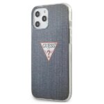 Aizmugurējais vāciņš Guess  Guess GUHCP12LPCUJULDB iPhone 12 Pro Max 6.7" navy/dark blue hardcase Jeans Collection 