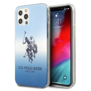 Aizmugurējais vāciņš U.S. Polo PU  US Polo USHCP12MPCDGBL iPhone 12/12 Pro 6,1" niebieski/blue Gradient Collection 