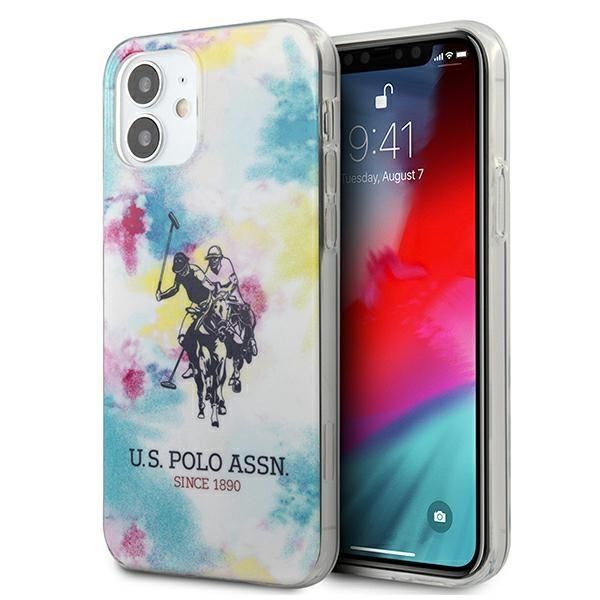 Aizmugurējais vāciņš U.S. Polo PU US Polo USHCP12SPCUSML iPhone 12 mini 5,4" multicolor Tie & Dye Collection