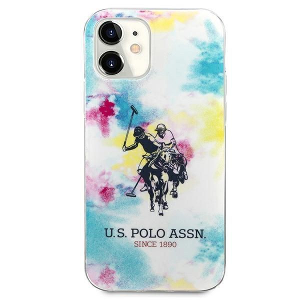 Aizmugurējais vāciņš U.S. Polo PU US Polo USHCP12SPCUSML iPhone 12 mini 5,4" multicolor Tie & Dye Collection
