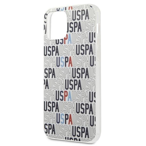 Aizmugurējais vāciņš U.S. Polo PU US Polo USHCP12SPCUSPA6 iPhone 12 mini 5,4" biały/white Logo Mania Collection