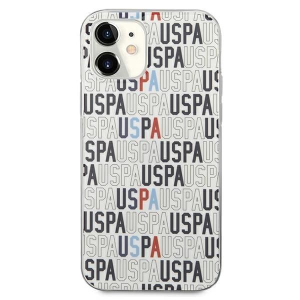 Aizmugurējais vāciņš U.S. Polo PU US Polo USHCP12SPCUSPA6 iPhone 12 mini 5,4" biały/white Logo Mania Collection