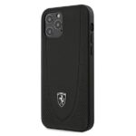 Aizmugurējais vāciņš Ferrari  Ferrari FEOGOHCP12MBK iPhone 12/12 Pro 6.1" black/black hardcase Off Track Perforated