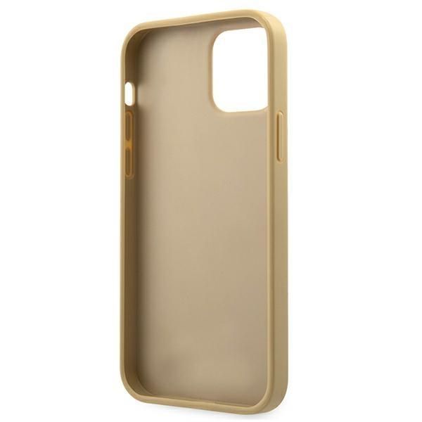 Aizmugurējais vāciņš Guess Guess GUHCP12SPUVQTMLBE iPhone 12 mini 5.4" gold/gold hardcase V-Quilted Collection
