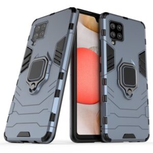 Nugarėlės dėklai Hurtel  Ring Armor Case Kickstand Tough Rugged Cover for Samsung Galaxy A42 5G blue 