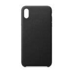 Aizmugurējais vāciņš Hurtel  ECO Leather case cover for iPhone 12 Pro Max black 