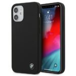 Чехол на заднюю панель BMW  BMW Silicone Signature Case for iPhone 12 mini - Black 