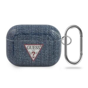 Aizmugurējais vāciņš Guess  Guess GUACAPTPUJULDB AirPods Pro cover navy/dark blue Jeans Collection