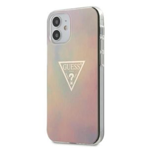 Aizmugurējais vāciņš Guess  Guess GUHCP12SPCUMCGG01 iPhone 12 mini 5.4" pink/pink hardcase Tie & Dye Collection 