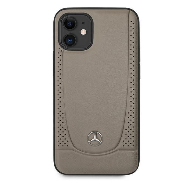 Back panel cover Mercedes-Benz Mercedes Urban Line Case for iPhone 12 mini - Brown