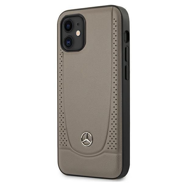 Back panel cover Mercedes-Benz Mercedes Urban Line Case for iPhone 12 mini - Brown