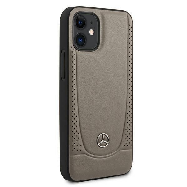 Back panel cover Mercedes-Benz Mercedes Urban Line Case for iPhone 12 mini - Brown