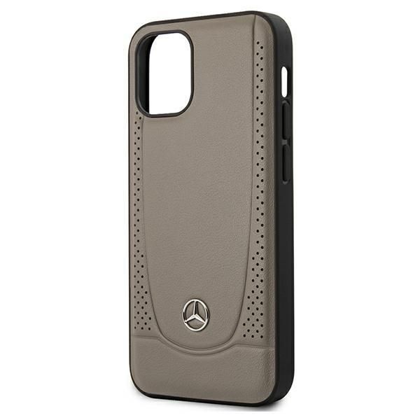 Back panel cover Mercedes-Benz Mercedes Urban Line Case for iPhone 12 mini - Brown