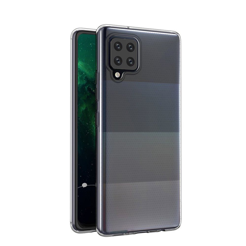 Aizmugurējais vāciņš Hurtel Ultra Clear 0.5mm Case Gel TPU Cover for Samsung Galaxy A12 / Galaxy M12 transparent