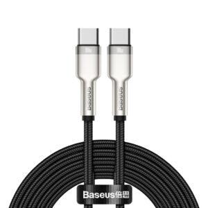 Cable Baseus  Baseus Cafule Series Metal Data USB-C / USB-C PD QC SCP 100W 5A 2 m cable - black 