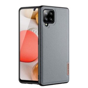 Aizmugurējais vāciņš Dux Ducis  Dux Ducis Fino case covered with nylon material for Samsung Galaxy A42 5G gray 