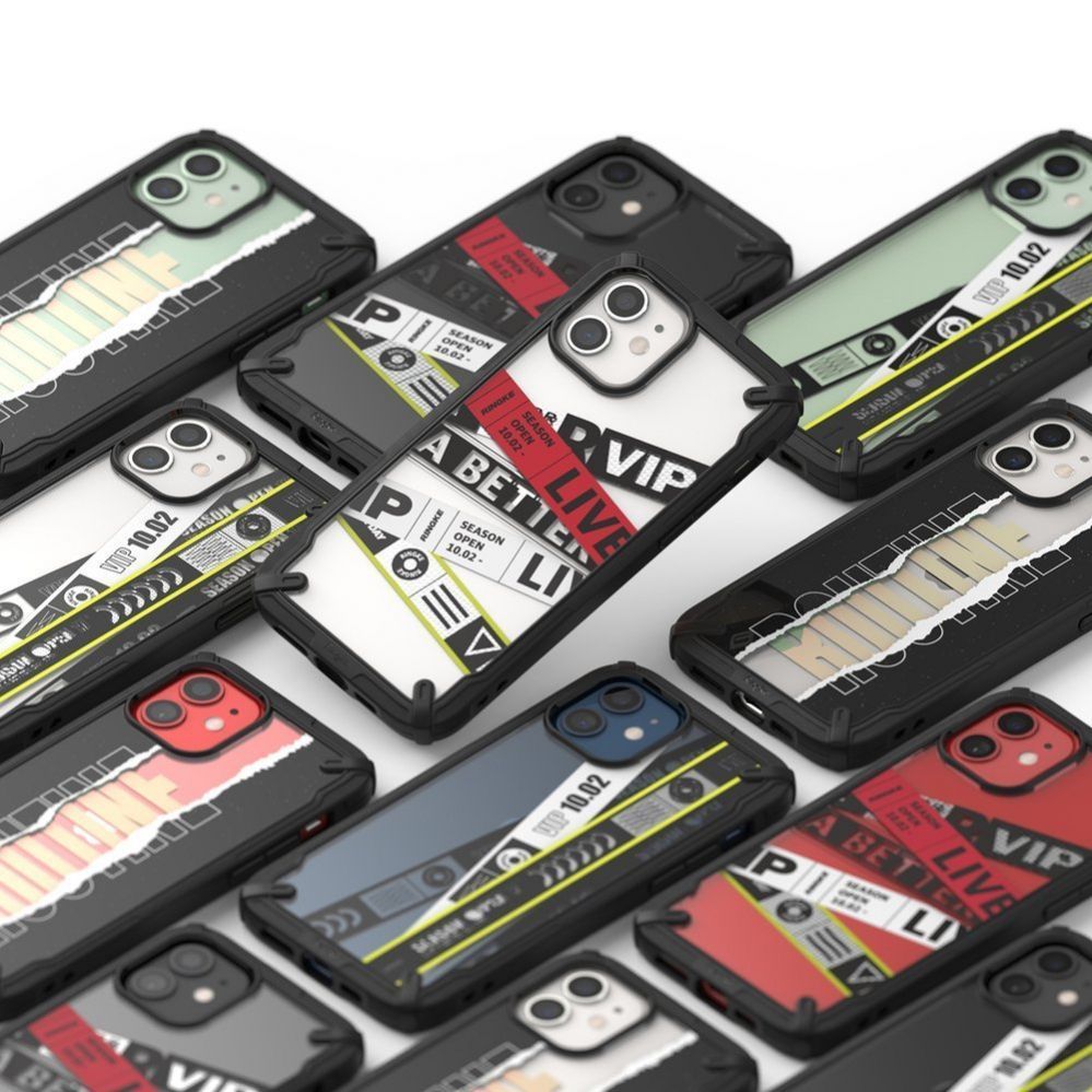 Back panel cover Ringke Black || Pink