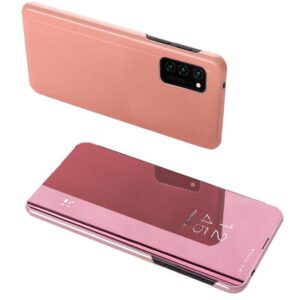 Aizmugurējais vāciņš Hurtel  Clear View Case cover for Samsung Galaxy A72 4G pink 