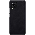 Back panel cover Nillkin  Nillkin Qin leather holster case for Samsung Galaxy A42 5G black