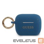 Tagakaaned Guess  Guess GUACAPSILGLBL AirPods Pro cover blue/blue Silicone Glitter 