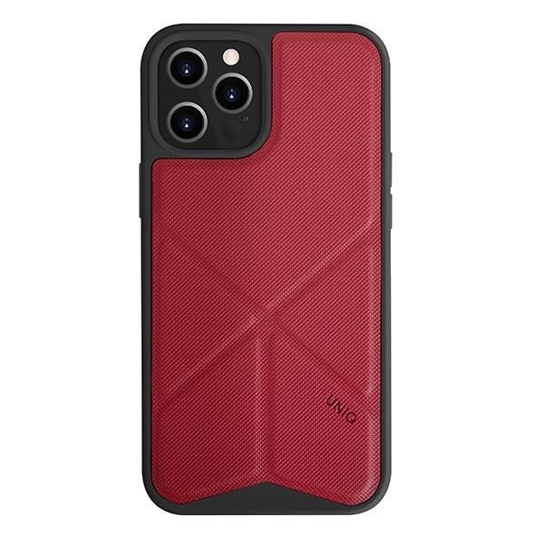 Nugarėlės dėklai UNIQ Uniq Transforma case for iPhone 12 Pro Max - red