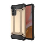 Aizmugurējais vāciņš Hurtel  Hybrid Armor Case Tough Rugged Cover for Samsung Galaxy A72 4G golden 