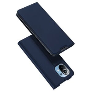 Aizmugurējais vāciņš Dux Ducis  DUX DUCIS Skin Pro Bookcase type case for Xiaomi Mi 11 blue 