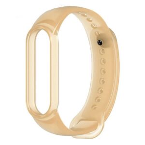 Nugarėlės dėklai Hurtel  Silicone strap for Xiaomi Mi Band 5 / 6 wristband strap - gold 