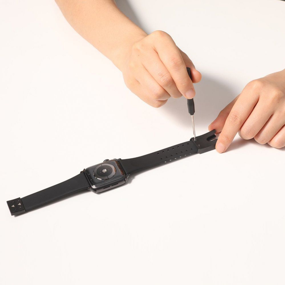 Tagakaaned Baseus Baseus Slip-Thru strap band bracelet for Apple Watch 3/4/5/6/SE 38mm/40mm black (LBWSE-01)