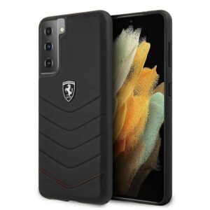 Aizmugurējais vāciņš Ferrari  Ferrari FEHQUHCS21MBK S21+ G996 black/black hardcase Off Track Quilted