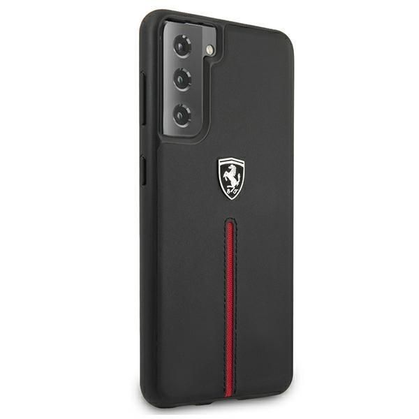 Tagakaaned Ferrari Ferrari FEOSIHCS21SBK S21 G991 black/black hardcase Off Track Leather Nylon Stripe