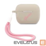 Tagakaaned Guess  Guess GUACAPLSVSGP AirPods Pro cover gray pink/grey pink Silicone Vintage 