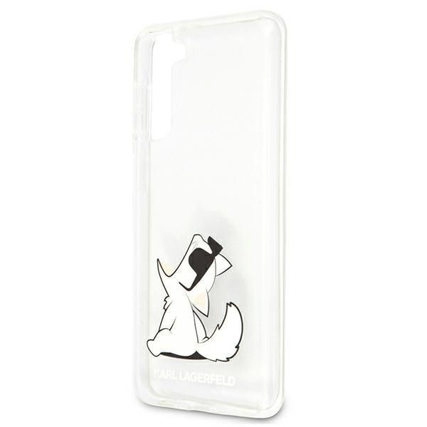 Back panel cover Karl Lagerfeld Karl Lagerfeld KLHCS21MCFNRC S21+ G996 hardcase transparent Choupette Fun