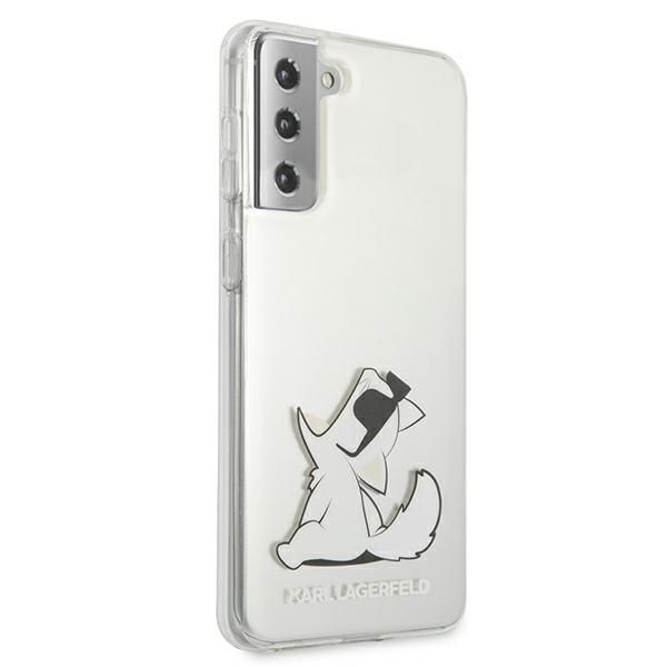 Back panel cover Karl Lagerfeld Karl Lagerfeld KLHCS21MCFNRC S21+ G996 hardcase transparent Choupette Fun