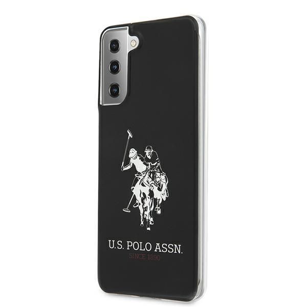 Aizmugurējais vāciņš U.S. Polo PU US Polo USHCS21MTPUHRBK S21+ G996 czarny/black Shiny Big Logo