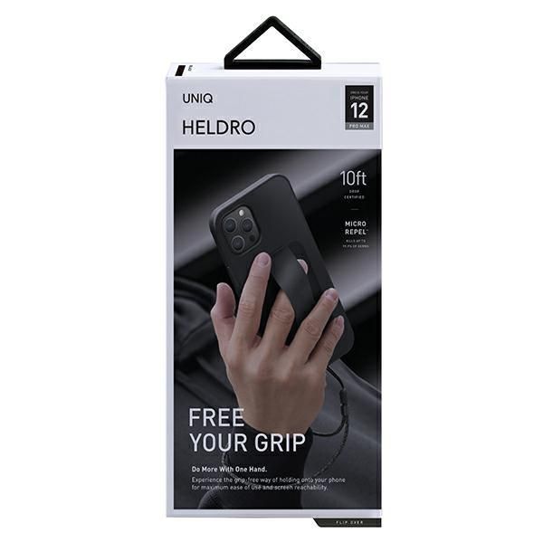 Aizmugurējais vāciņš UNIQ Uniq Heldro case for iPhone 12 Pro Max - black