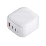 Adapter UNIQ  Uniq Verge Pro 66W GaN USB-C wall charger - white 