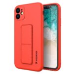 Aizmugurējais vāciņš Wozinsky  Wozinsky Kickstand Case Silicone Stand Cover for Samsung Galaxy A11 / M11 red 