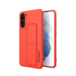 Tagakaaned Wozinsky  Wozinsky Kickstand Case Silicone Stand Cover for Samsung Galaxy S21 + 5G Red 