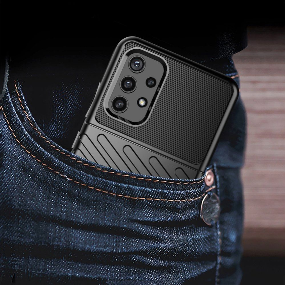 Aizmugurējais vāciņš Hurtel Thunder Case Flexible Tough Rugged Cover TPU Case for Nokia 5.4 blue