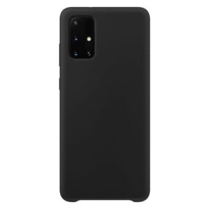 Nugarėlės dėklai Hurtel  Silicone Case Soft Flexible Rubber Cover for Samsung Galaxy A72 4G black 