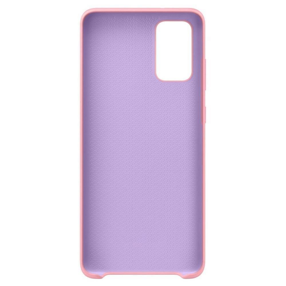 Nugarėlės dėklai Hurtel Silicone Case Soft Flexible Rubber Cover for Samsung Galaxy A72 4G pink