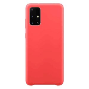 Nugarėlės dėklai Hurtel  Silicone Case Soft Flexible Rubber Cover for Samsung Galaxy A72 4G red 