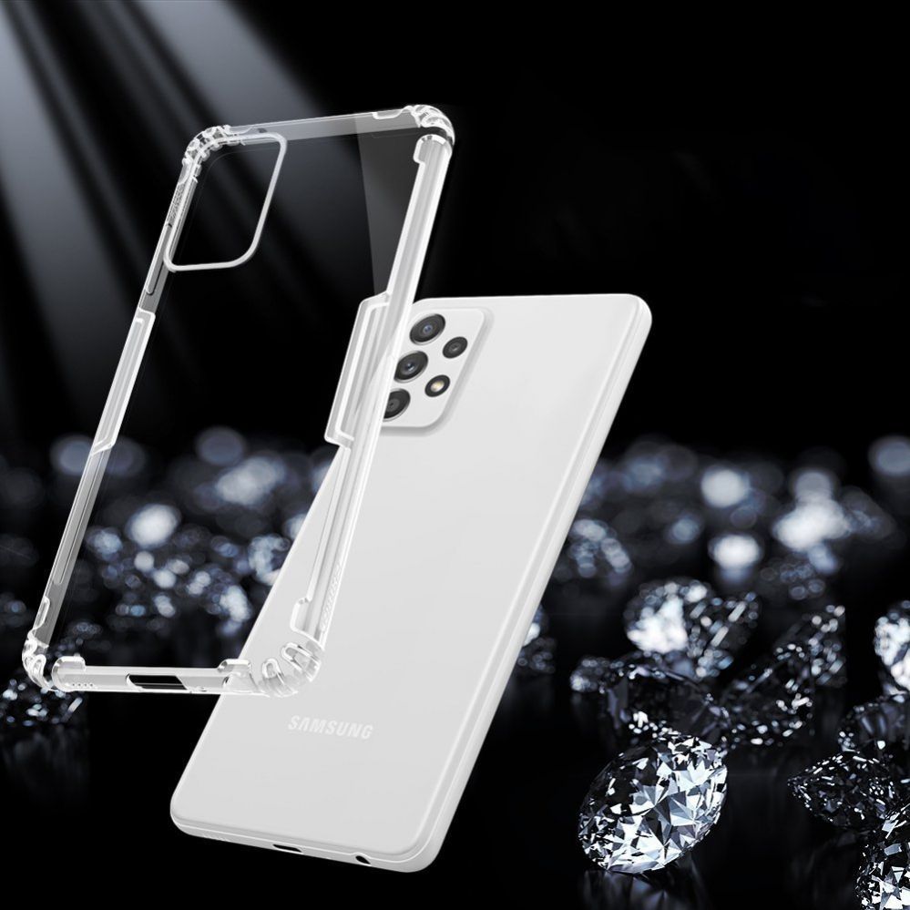 Tagakaaned Nillkin Nillkin Nature gel case ultra slim cover for Samsung Galaxy A72 4G transparent